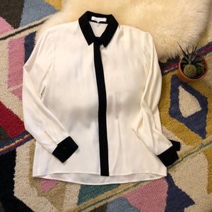 Sandro 100% Silk Blouse